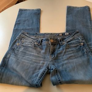 Miss Me low rise jeans.